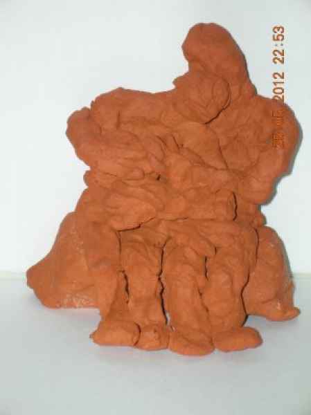 bozzetti mit hund 004 terracotta