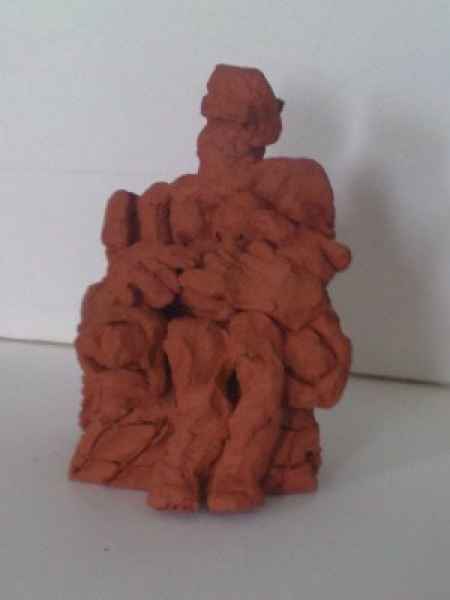 mensch hund 006 terracotta